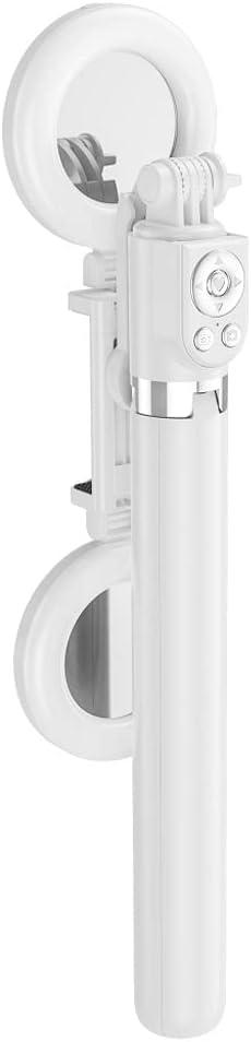 Cell Phone Stand Extended Selfie Stick Floor Tripod Live Remote Control Lights(OneColor)