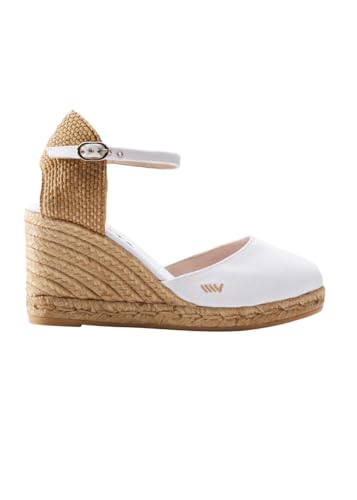Image of VISCATA Satuna Women's Sandals Espadrille Canvas Buckle Wedges