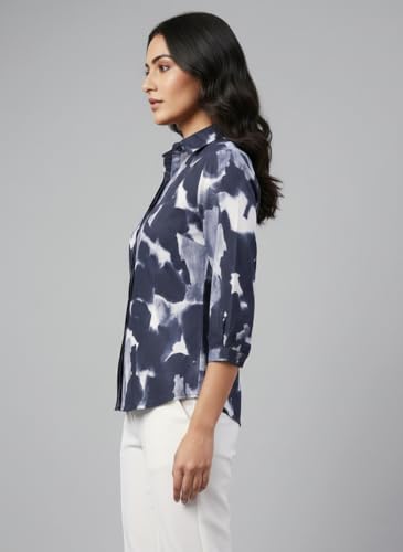 Image of Leriya Fashion Tops for Woman | Casual Top for Women Stylish Western Outfit | Collared Button Shirt for Women Oversized | Girls Professional Shirt for Office and Daily Outfit