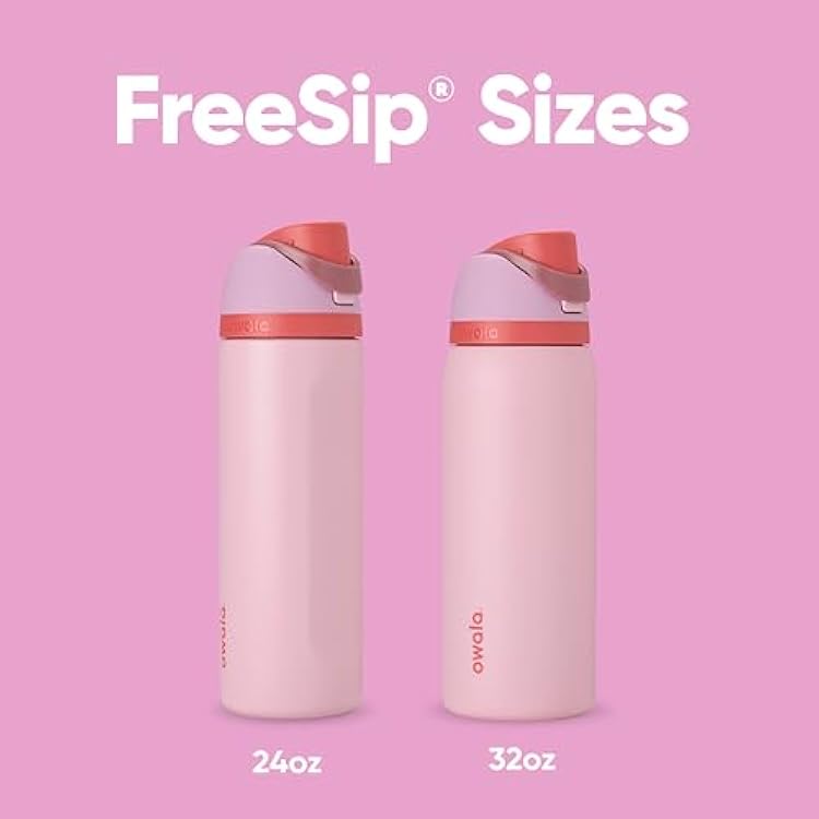 Gourde Isotherme Owala FreeSip 24oz - Acier Inoxydable - Couleur Sandy Shores Pastel - NEUVE