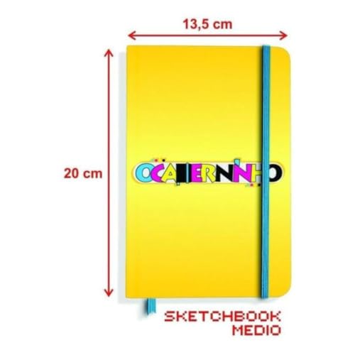 Sketchbook Cami Skull - Cor Do Elástico Preto