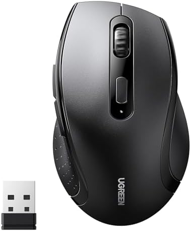 Mouse Senza Fili Portatile E Silenzioso 2.4G Con Luce A LED Compatibile Con Computer Portatile E - Foto 11