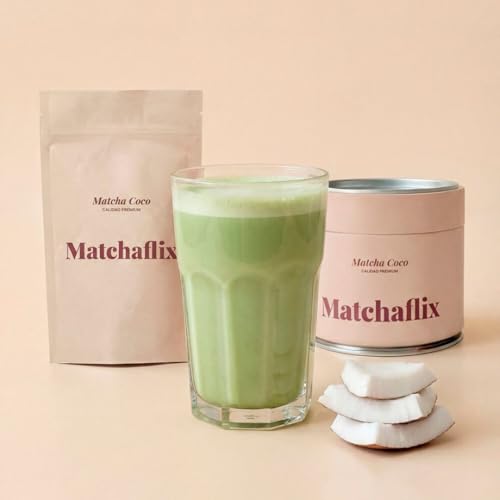 Miniatura 2 de Té Matcha Premium Coco 100 Gramos Matchaflix Té En Polvo Matcha En Polvo Coco En Polvo Té Instantáneo Healthy Te Matcha Green Drink Green Tea.