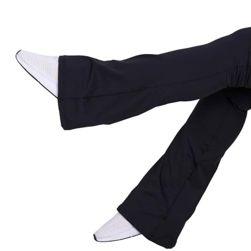 Calça Flare Bailarina Legging Fitness Cintura Alta de Academia Francine (BR, Alfa, G, Regular, Regul