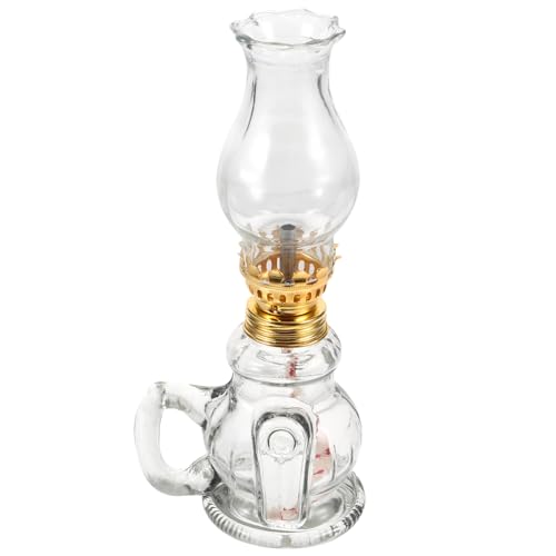 Ciieeo Lámpara de Queroseno Vintage Portátil para Acampar Decoración de Mesa y Iluminación de Emergencia para Interiores y Exteriores de Clásico