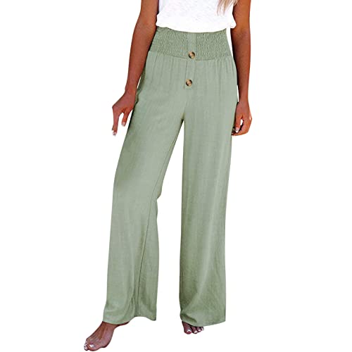 Pantalon d'été fluide fini les vêtements serrés en été