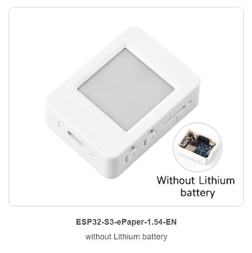 TUOPUONE ESP32-S3 3.9 cm e-Paper AIoT płytka rozwojowa, 200 × 200, czarno-biała, obsługuje komunikację Wi-Fi i BLE Dual-Mode, Brak baterii w zestawie