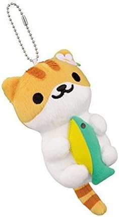 Amazon 一番くじ ねこあつめ まどろみ日和 E賞しろちゃとらさんぬいぐるみキーホルダー おもちゃ おもちゃ