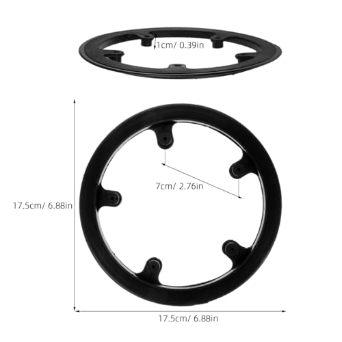 Alasum 40-Tooth Bike Chainring Guard Lightweight Mountain Bike Chain Protector Easy Installation Durable Bicycle Chainring Sprocket Cover for Road and