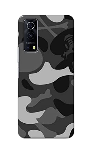 Image of Printed Hard Back Cover Case for Vivo Y53S | Vivo IQOO Z3 Back Cover (Army Pattern) -1302
