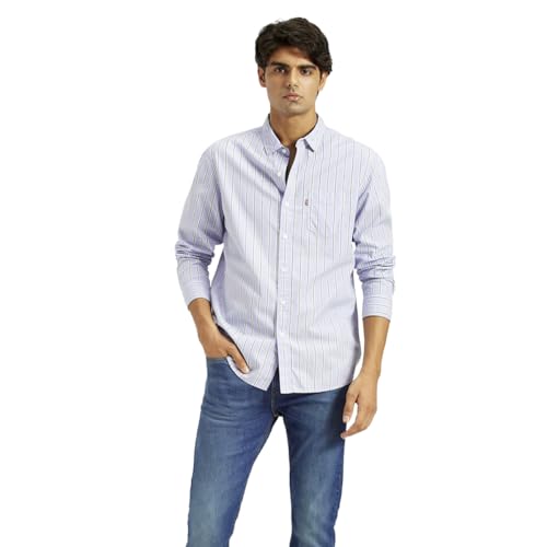 Image of Levi's Men's Striped Slim Fit Shirt