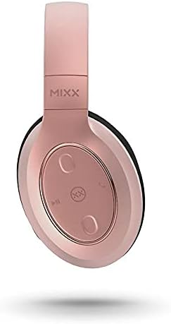Close-up of Mixx EX1 headphone controls