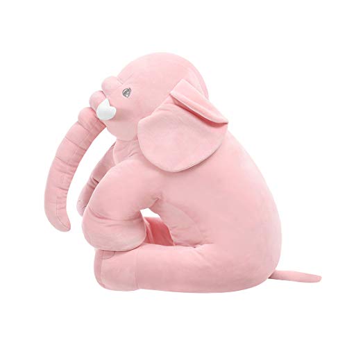 MINISO 26â€œ Large Elephant Stuffed Animals Plush Toy Cute Plushies Doll Gift Pillow for Boy Girls Pink