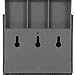 OHPHCALL Attendance Cards Rack Retractable Storage Holder for Warehouse Material Cards Multi Display Stand for Desk Organization for Tag Classification and Easy Access