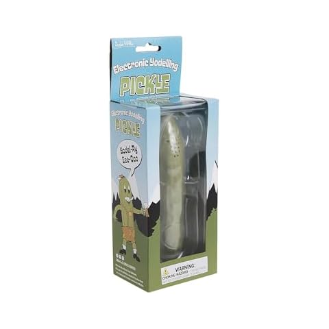 Archie McPhee Yodeling Pickle: A Musical Toy, Fun for All Ages, Great Gift, Hours of Mindless Entertainment, Multi-colored Cover