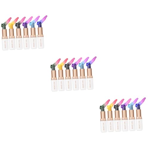 Beavorty 18 Piezas lápiz labial maquillajes labiales maquillaje coreano brillo de labios coreano barra de labios de humor barra de labios que cambia de color pintalabios mate aceite mineral