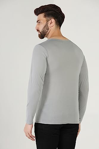 Image of INKKR Regular Fit Style V-Neck Full Sleeve T-Shirts for Men