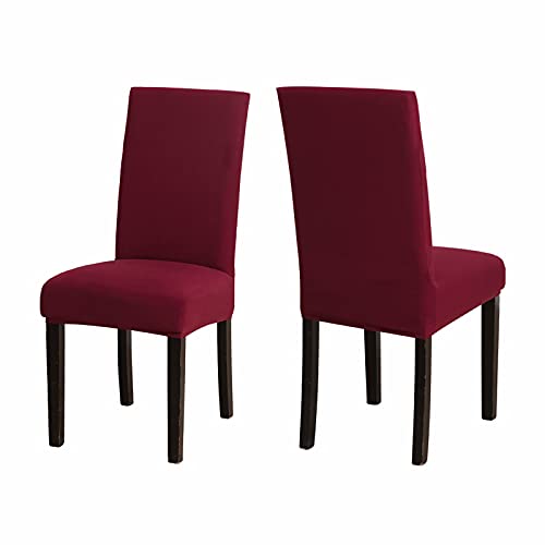 Chair Covers 2 Red ,Stretch Dining Chair Covers