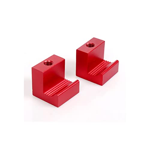 Helonge Car Truck Toolbox Mounting Kit, 2 Pack Tool Box Tie Down J Hook Crossover - Red - Thumbnail 4