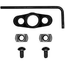 GrovTec US Flanged Push Button Base, Full Rotating, M-LOK, black