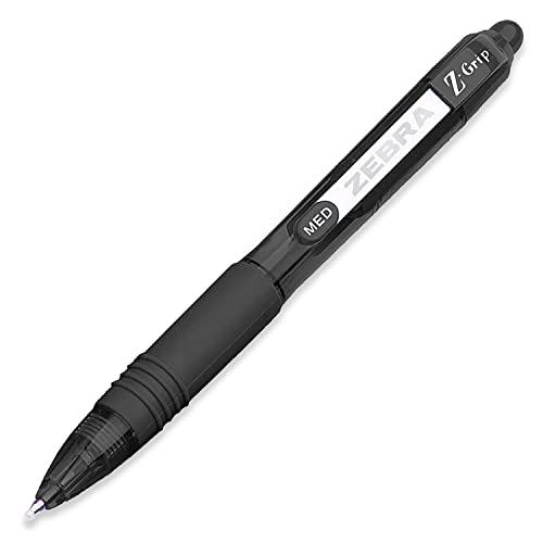 Stylos rétractables Zebra Z-Grip Smooth Mini à pointe plume fluide 1,0 mm - 2
