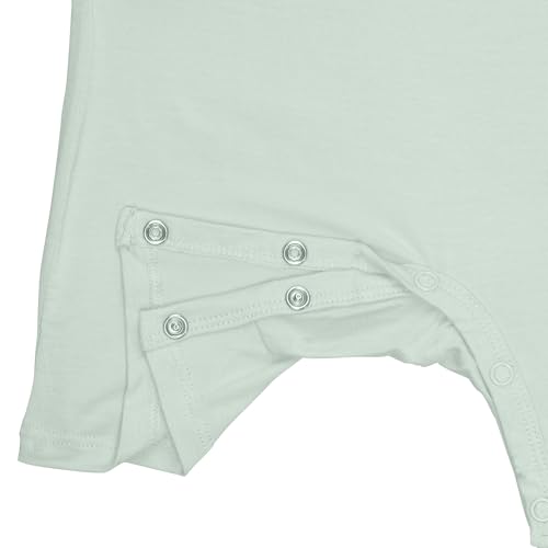 GUISBY Rayon Baby Pajamas, Short Sleeve Footless Rompers, Snap Closure Sleeper for Boy Girls4