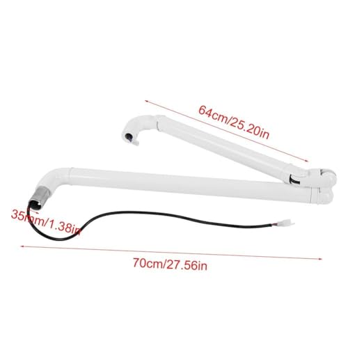 Image of Dental Light Arm, Stable Durable Easy Install 22mm 35mm Diameter White for Dental Unit Chair