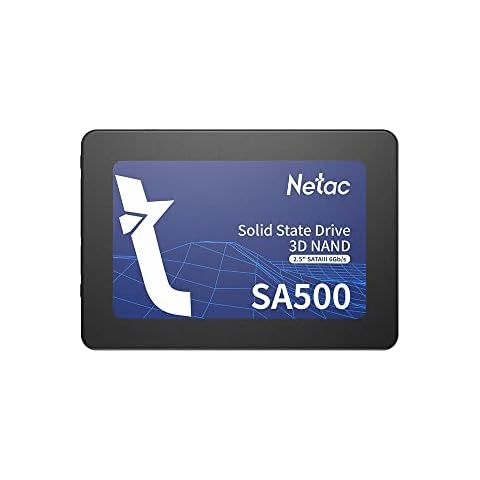 Netac 1TB SA500 SSD, 2.5", SATA3, 3D TLC NAND, R/W 530/475 MB/s, 7mm Cover