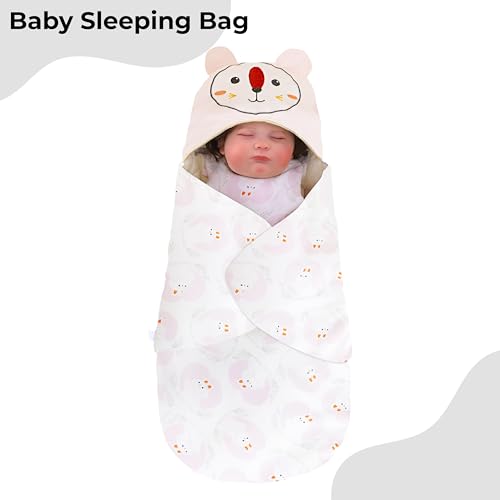 Image of BEMBIKA Baby Blankets for Boys Girls Fleece Baby Sleeping Bag Unisex Baby Essentials for Newborn Infants swaddling Baby Blanket for Kids Toddlers - Bunny Pattern