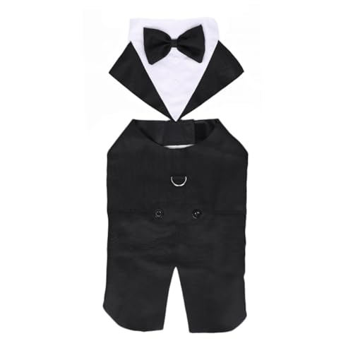 Disfraz de esmoquin formal para perro talla XL miniatura 5