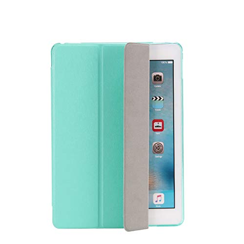Mobestech Tablet Case Slim Fit Smart Case Trifold Stand Ultra-thin Auto Wake Sleep Function Wrap Fold Leather Cover Case 9.7 inch (Mint Green)