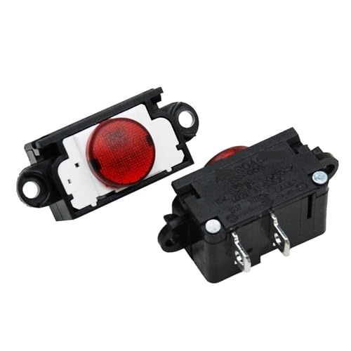 Disyuntor de botón Approach SS-006 15A 250V con luz roja