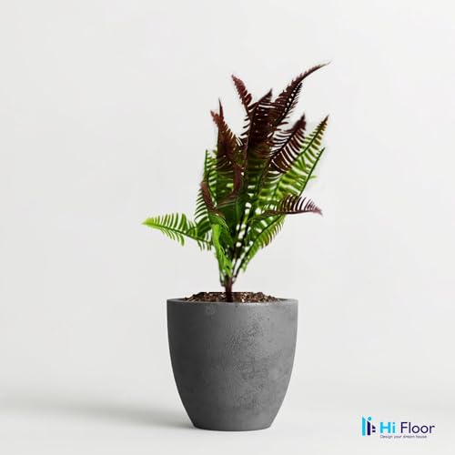 Image of Enhance Your Space with Artificial Leaf Decor Foliage for Stunning Interiors Decorative Items for Home;Office; Room; Living Room; Table; (Without Vase) (Pack of 2, Brown Green)