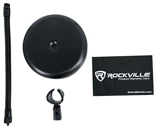 Rockville Gaming Streaming Twitch Mic Stand+Gooseneck Base+Shockmount+Pop Filter #TOP6