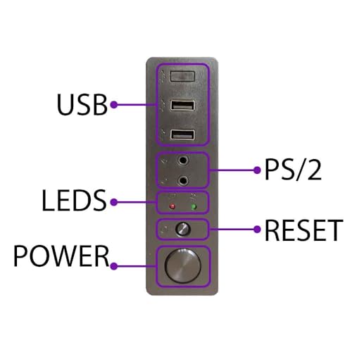 Gabinete Gamer BPC-C3147 Black c/lateral de vidro