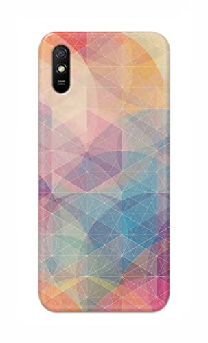 Image of Printed Hard Back Cover Case for Mi Redmi 9i | Mi Redmi 9i Sport Back Cover (Crumpled Paper Design) -1803