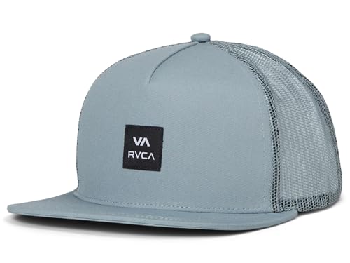 Image of RVCA Men's Trucker Hat, Adjustable Snapback Cap for Streetwear & Skating, Lightweight Breathable All-Day Comfort