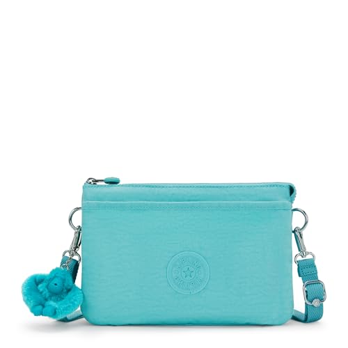 Kipling Bolsa tiracolo Riri, Água-marinha mais profunda, 9.5''L x 6.25''H x 2.5''D