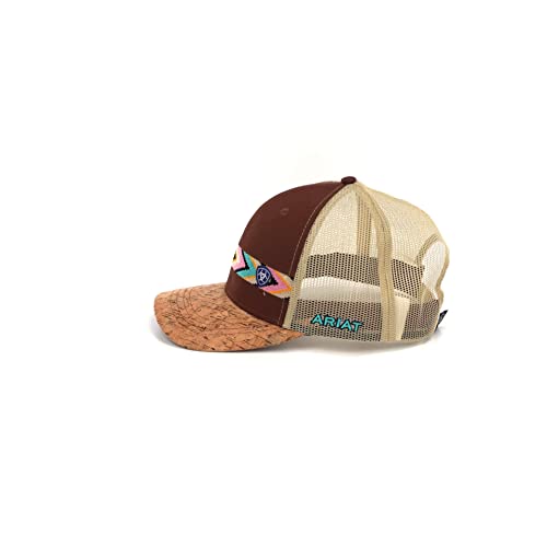 Ariat Women's Tan Aztec Cork Cap With Snapback Closure #TOP3