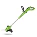 Produktbild Greenworks Akku-Rasentrimmer G24LT28 (Li-Ion 24V 28cm Schnittbreite 6800 U/min automatischer Fadenvorschub Flowerguard drehbarer Handgriff ohne Akku und Ladegerät)