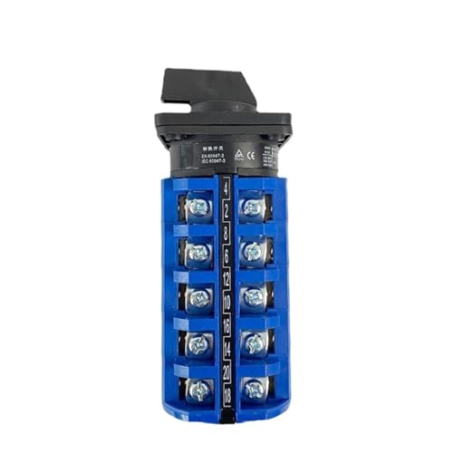 Interruptor de leva LW26-63/5 con selector rotativo de 5 polos y 690V 3