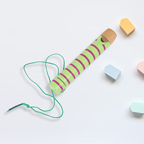 FOMIYES Grappige kinderen hout dia fluitje speelgoed interessante kinderen puller houten fluit - Image 6