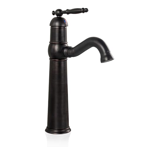 Robinet de lavabo rétro tout en cuivre pour stopper les éclaboussures