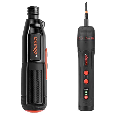 Dnipro-M Set de 2 Destornilladores Eléctricos a Batería 3,6V -1,2Nm/8Nm 850mAh + 4,5Nm/10Nm 2000mAh - Carga Type-C, Luz LED, Puntas - Pack Atornilladores Precisión – CSD-36X + CSD-40X