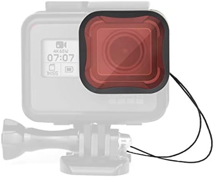 SOONSUN 3-Pack Lens Filter Red/Magenta / ND8 Filter for GoPro Hero 5 6 7 Black, Snorkel Diving Filter and Neutral Density Lens Filter Kit Lens Protector for GoPro Hero 5 6 7 Black Camera