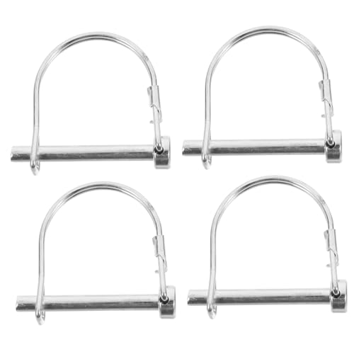 Cabilock 4 Pièces Goupille De Verrouillage à Fil Pour Attelage De Remorque Goupille De Verrouillage Attelage De Remorque De Godet à Connexion Rapide