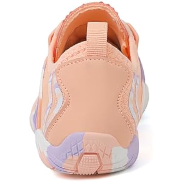 Générique Buty plażowe buty do wody dla kobiet i mężczyzn, buty plażowe, boso stopy, letnie sporty na świeżym powietrzu do wędrówek, pływania, rzeki, basenu, barefoot mężczyzn, Różowy, 39 EU