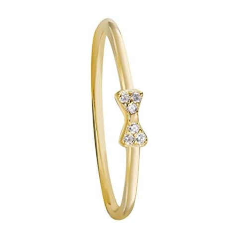 18K Gold Plated Silver Bow Tie Ring by Aloha Jewelry Cover