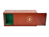Mahogany Slide-Top Chess Box - by The House of Staunton