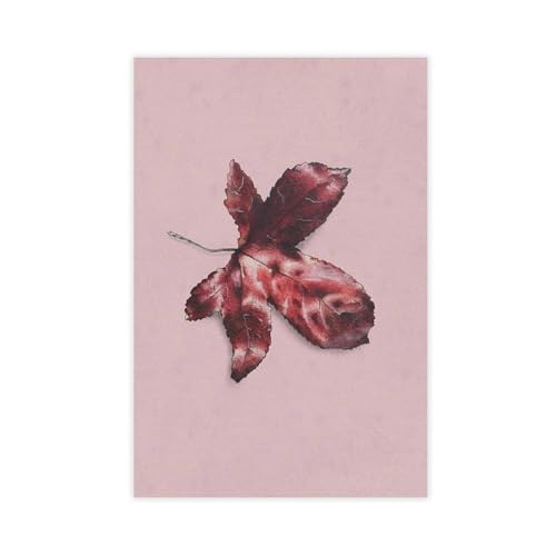 Feuille d'Érable Peinture Toile Idée Cadeau Idéal Original 61x91cm